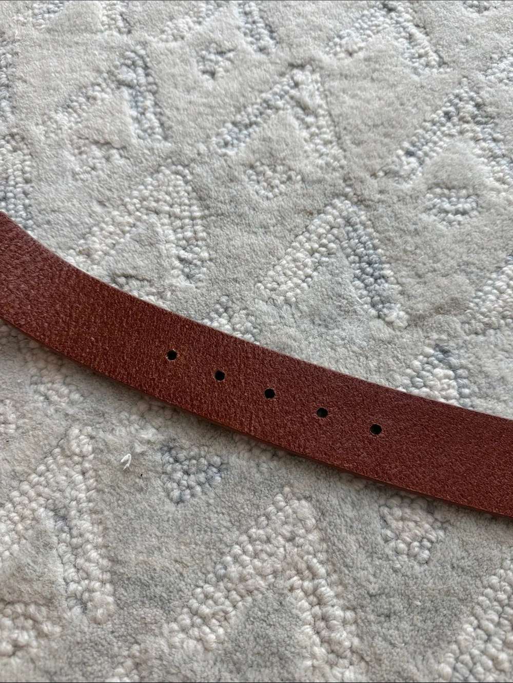 Womens Classic Brown Italian Leather Belt with Silver Buckle, XS
